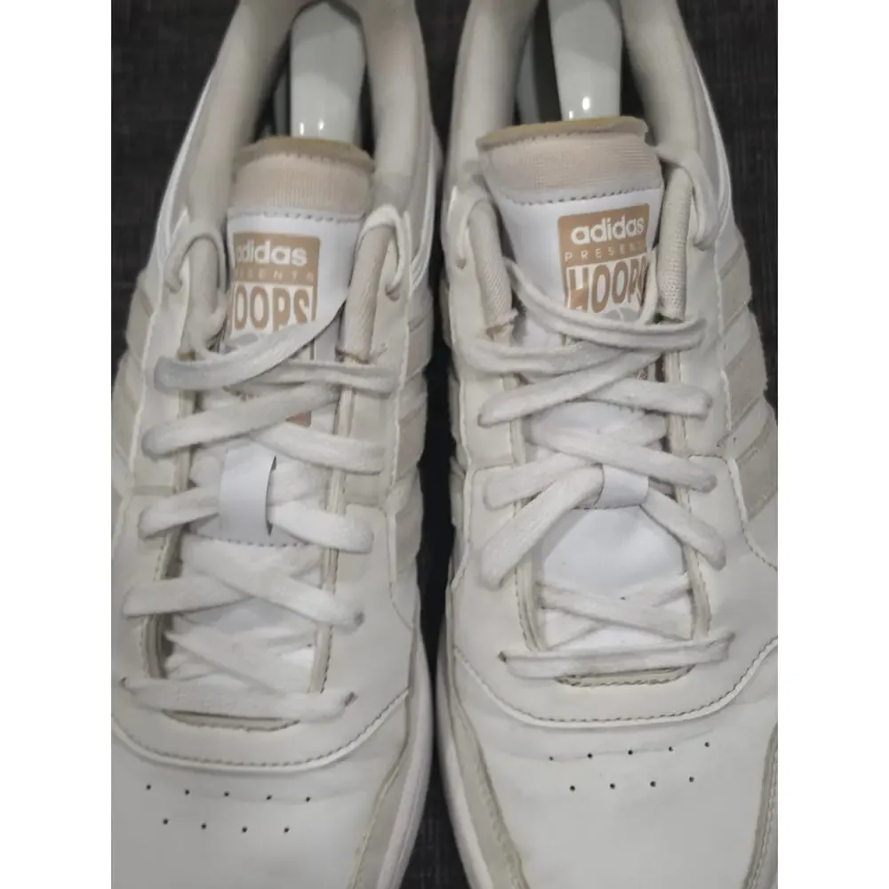adidas Hoops 3.0 Low Classic Vintage White Magic Beige Men’s Size 8.5 IF2634